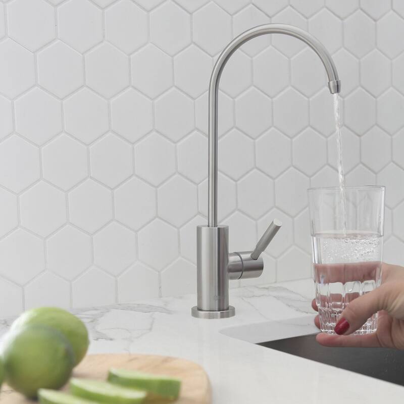 STYLISH Pull Dow Kitchen Faucet + Water Tap - Stainless Steel Finish