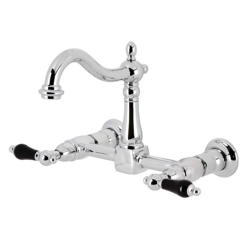 Kingston Brass KS126.PKL Duchess 1.8 GPM Wall Mounted Widespread - Polished Chrome