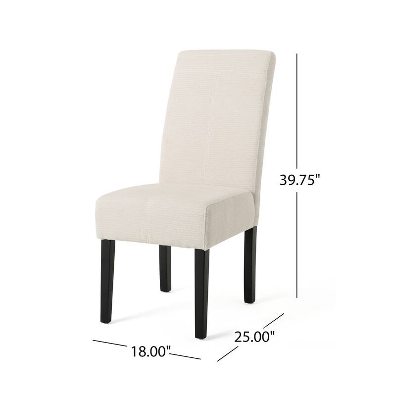 Contemporary Design Upholstered Dining Chair,Solid Wood,Dining Chair Features a High Back Design,Set Of 2