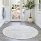 preview thumbnail 21 of 20, Nuloom Jacky Floral Vintage Area Rug 4' Round - Ivory - Round