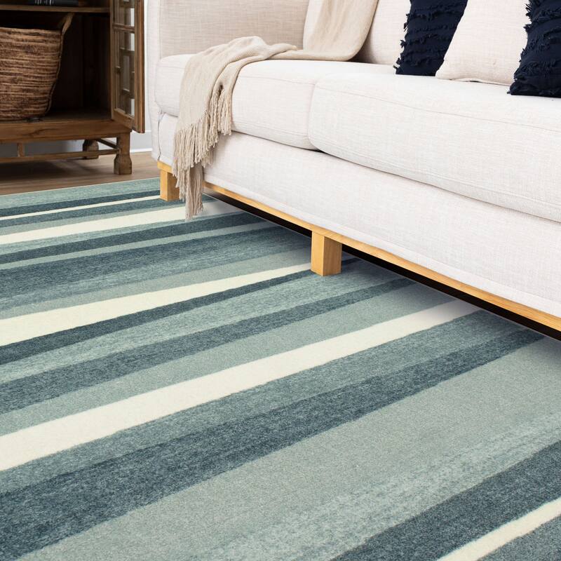 Mohawk Home Mayan Sunset Sierra Multicolor Stripe Area Rug