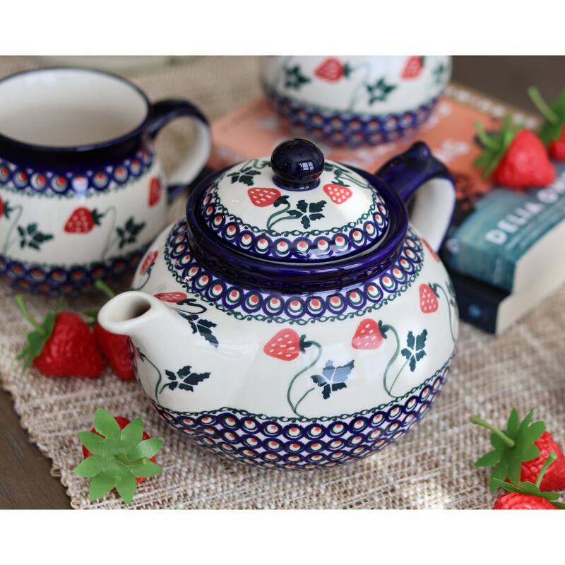 Blue Rose Polish Pottery 613 Millena Teapot Bed Bath & Beyond 39955186