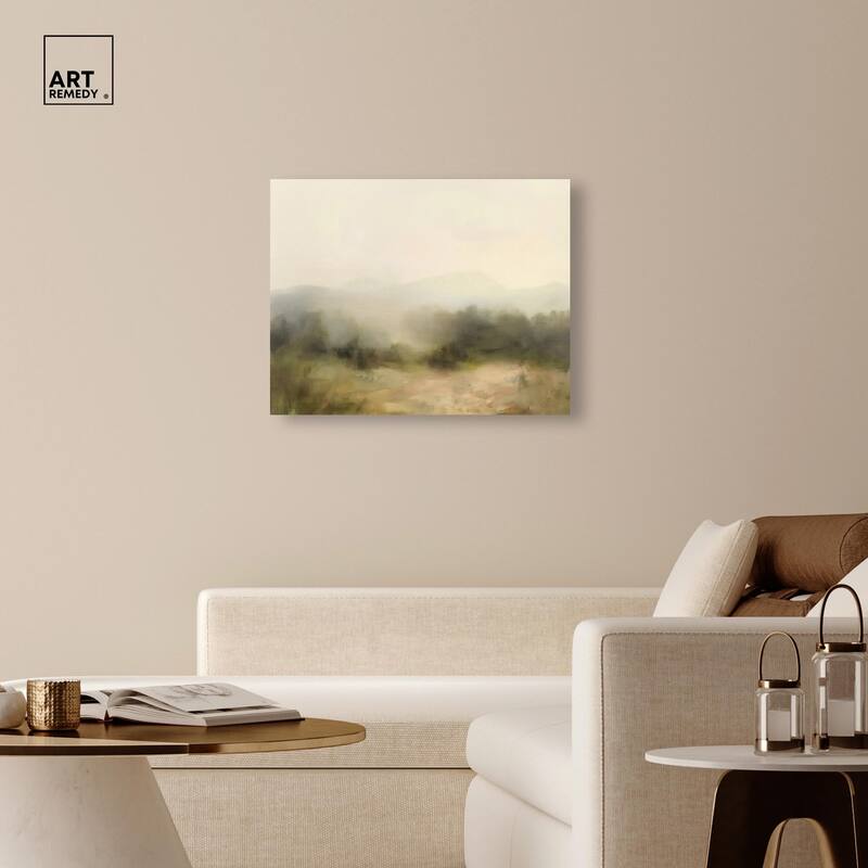 Haze Horizon Canvas by Art Remedy, Gallery Wrapped