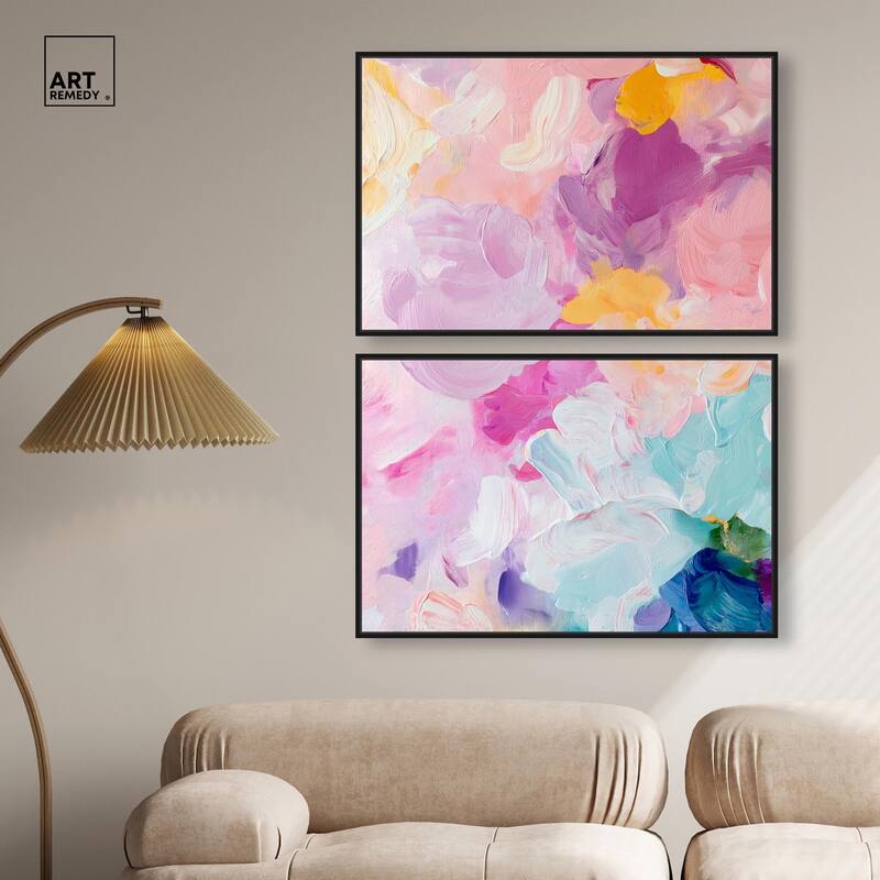 Misty Layers Canvas Set of 2 by Art Remedy