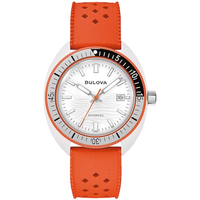 Bulova Men's Snorkel Clownfish White Dial Watch - 98B448 - 6 (36)