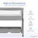 preview thumbnail 10 of 10, Dream On Me Calypso Portable Bassinet with Wheels
