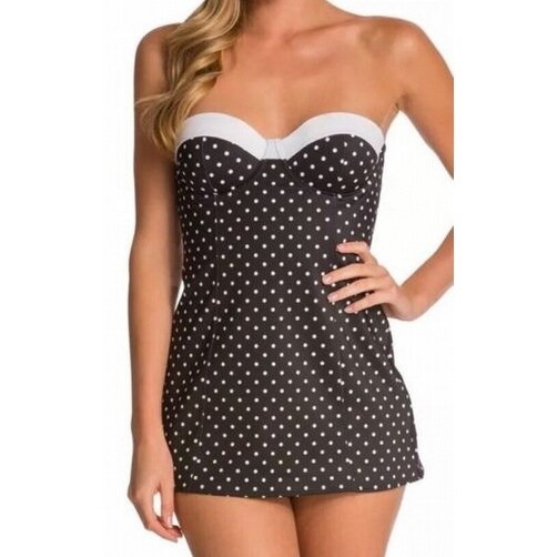 Shop Spanx NEW Black Women's Size 6 Dresskini Retro ...