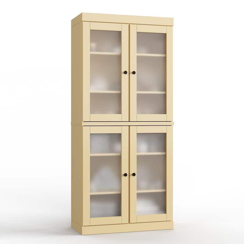 100% Solid Wood 32" Bathroom Cabinet with Optional Doors by Palace Imports