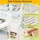 preview thumbnail 9 of 18, Costway Twin Over Twin Bunk Bed with Slide & Staircase with Storage