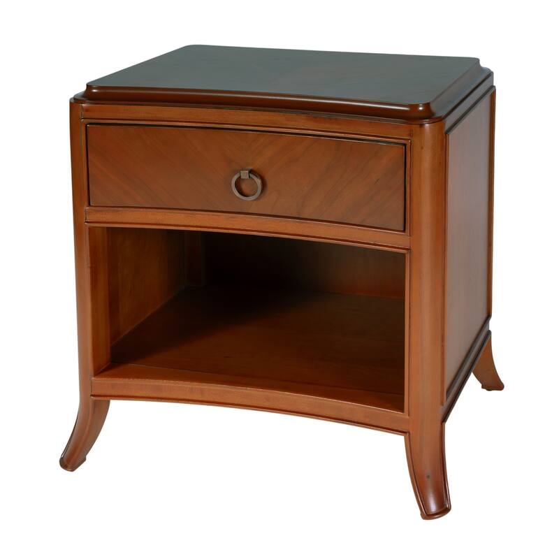 Granby 25 in. W 1 Drawer Nightstand with Lower Open Shelf