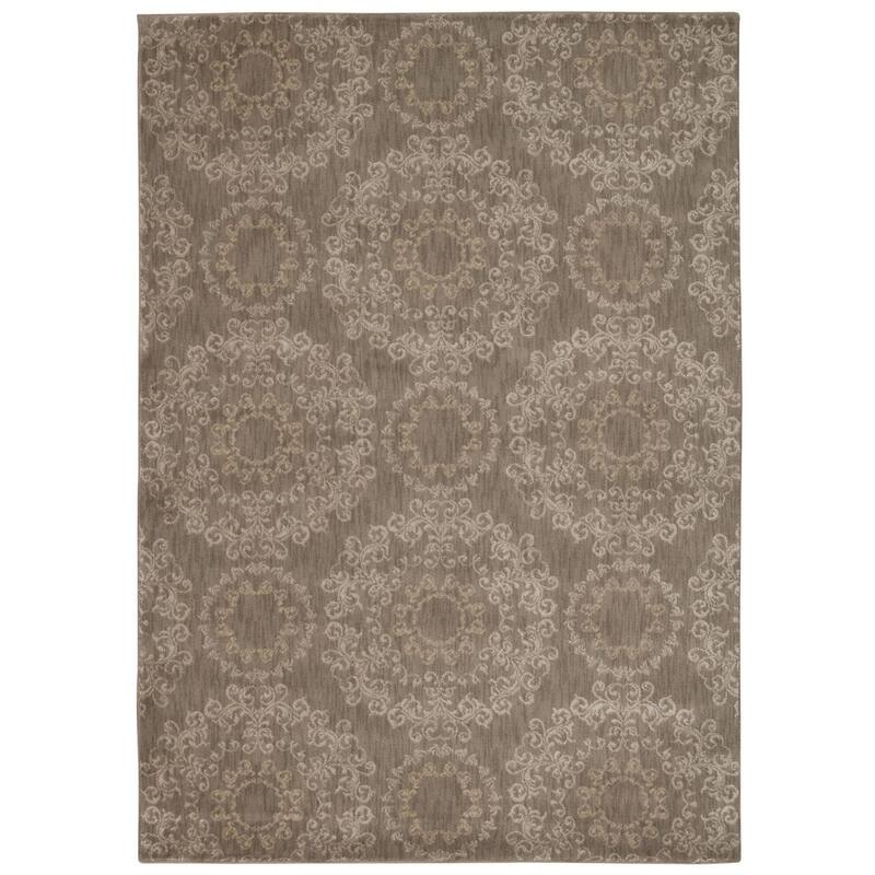 Nourison Tranquility Area Rug - 7'9" x 10'10" - Grey - Runner/Rectangle