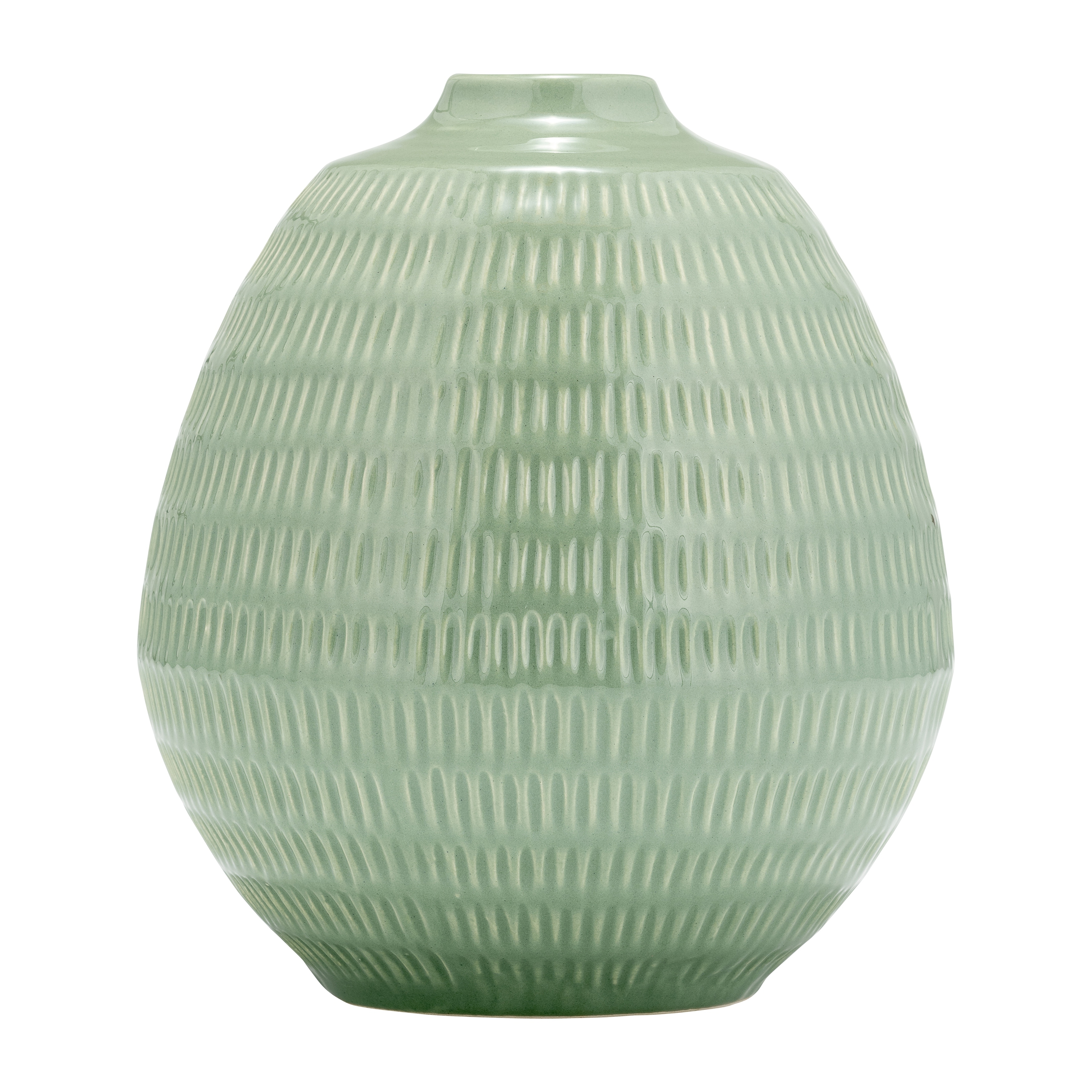 Sagebrook Home Ceramic Oval Vase
