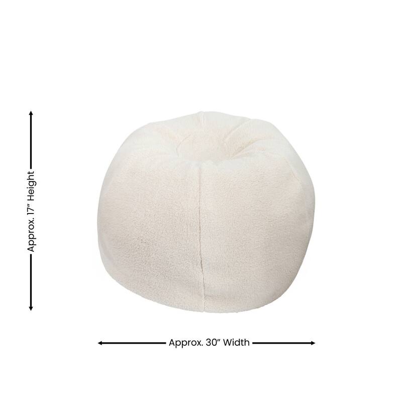 Small Refillable Bean Bag Chair for Kids and Teens