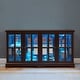 preview thumbnail 85 of 106, GDFStudio - Traditional Storage Curio Cabinet with Tempered Glass Doors and Lighted Display