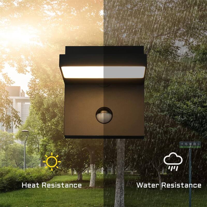 LED Motion Sensor Outdoor Wall Sconce Light
