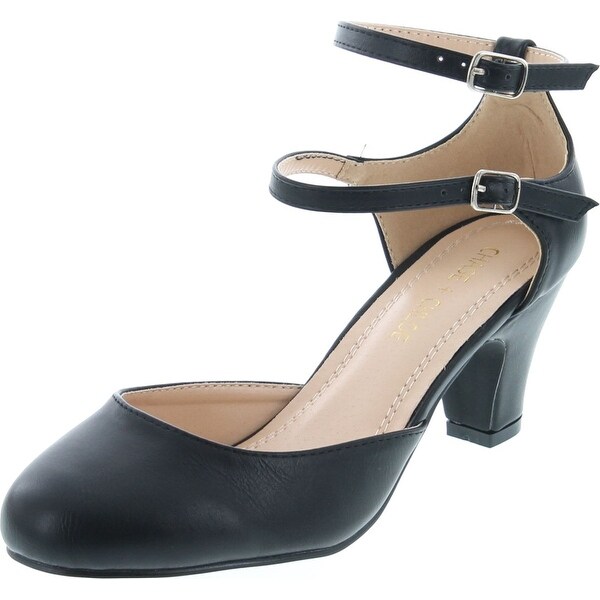 chloe ankle strap pump