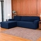 preview thumbnail 27 of 79, Subrtex 2-Piece L Shape Sofa Cover Stretch Sectional Left Chaise Cover