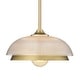 preview thumbnail 6 of 8, Golden Lighting Crawford 1-light Pendant in Brushed Champagne Brass
