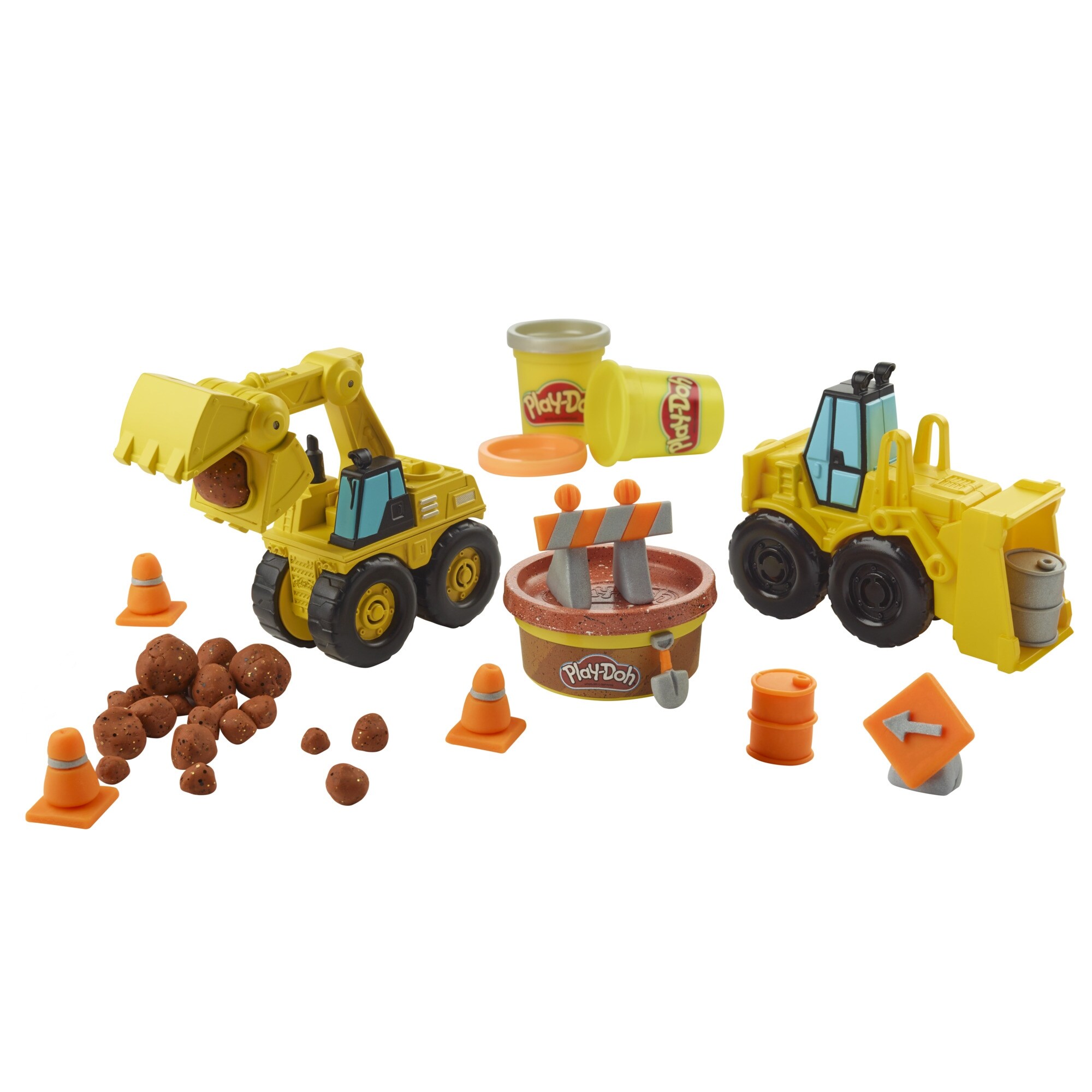 play doh construction truck