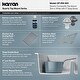preview thumbnail 51 of 53, Karran Top Mount Double Equal Bowl Quartz Kitchen Sink - 33" x 22" x 9" - 33" x 22" x 9"