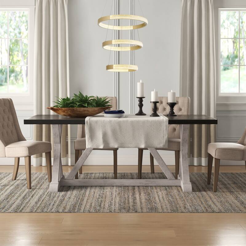 3-Light Unique Tiered LED Chandelier - 18.9'' H x 19.88'' W x 19.88'' D