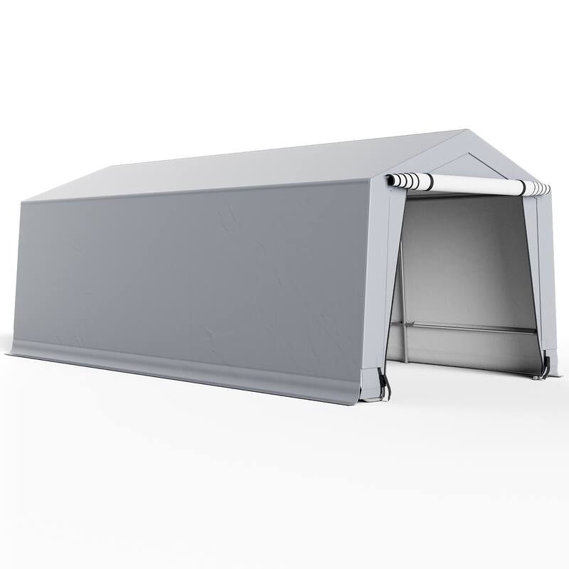 Costway 10' x 16'\10.2' X 20.4' Heavy-Duty Carport Car Canopy Shelter