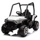 preview thumbnail 31 of 29, Camouflage Green 12V Kids Ride-On Car with Remote Control, LED Headlights, Music & USB Port White