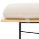 preview thumbnail 3 of 3, SAFAVIEH Emric Bench with Cushion - 52"W x 16"D x 18"H