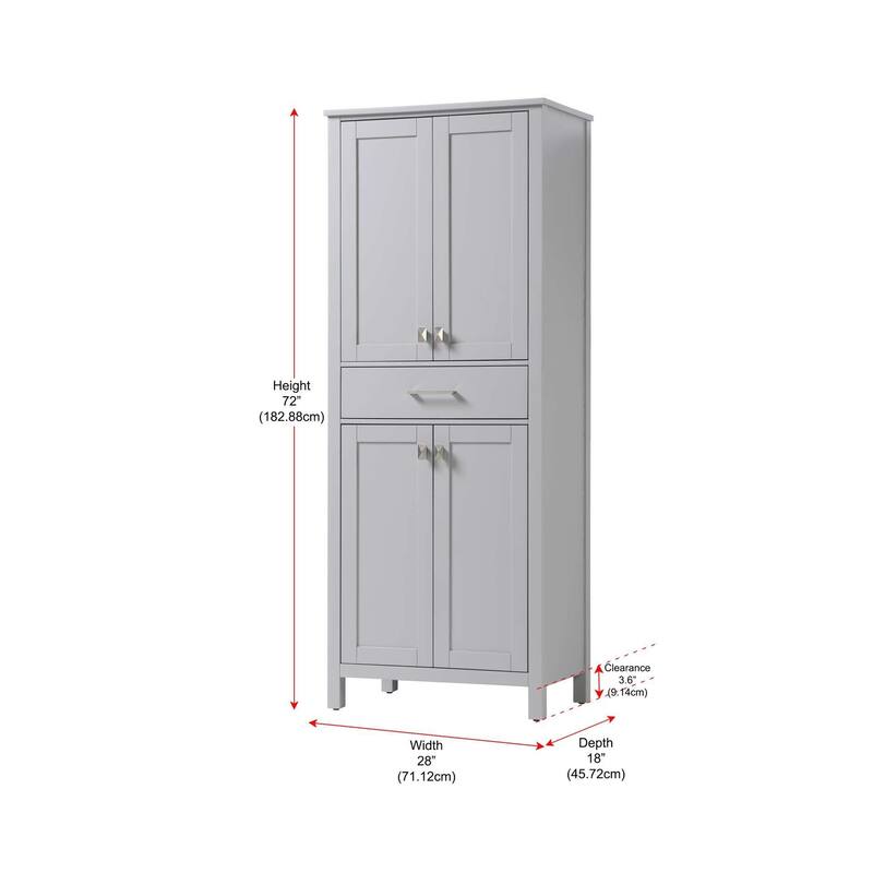 Quentin Bath Storage Cabinet (16-28 In.)