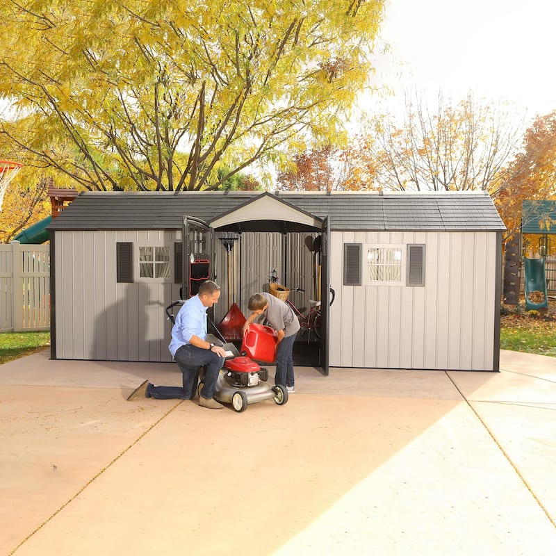 Lifetime 20 Ft. x 8 Ft. Outdoor Storage Shed - 20 x 8 Ft.