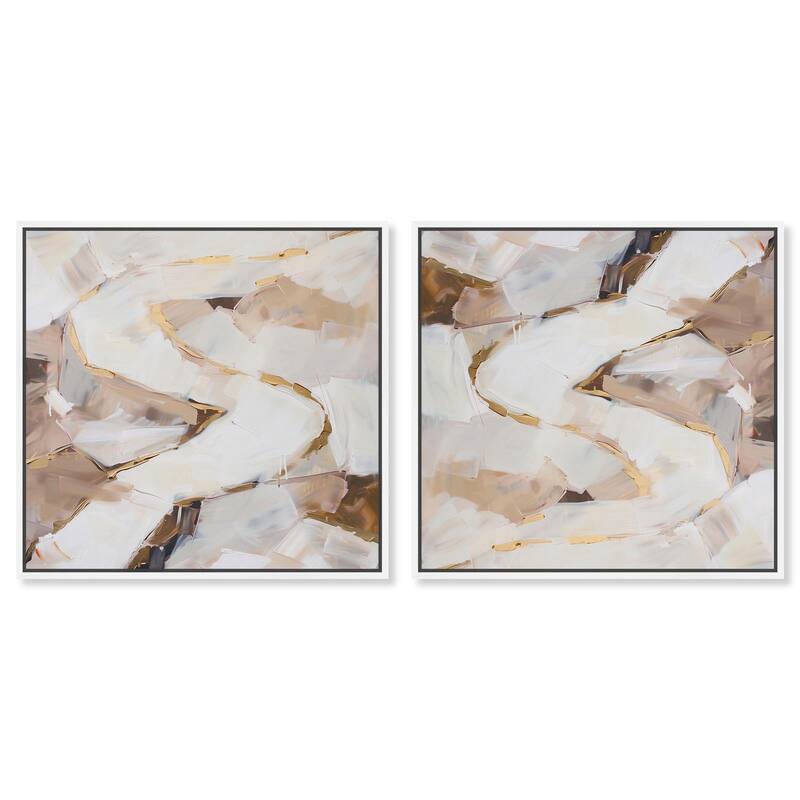 Assembled Color Pallete II Canvas by Art Remedy - 40" x 40" - Black