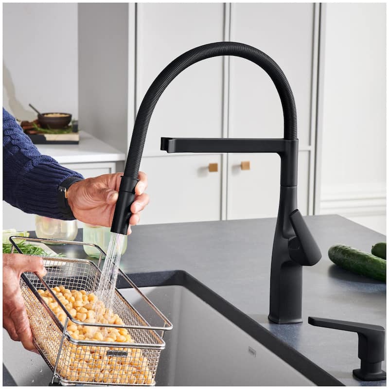 Blanco Rivana 1.5 GPM Single Hole Pre-Rinse Pull Out Kitchen Faucet