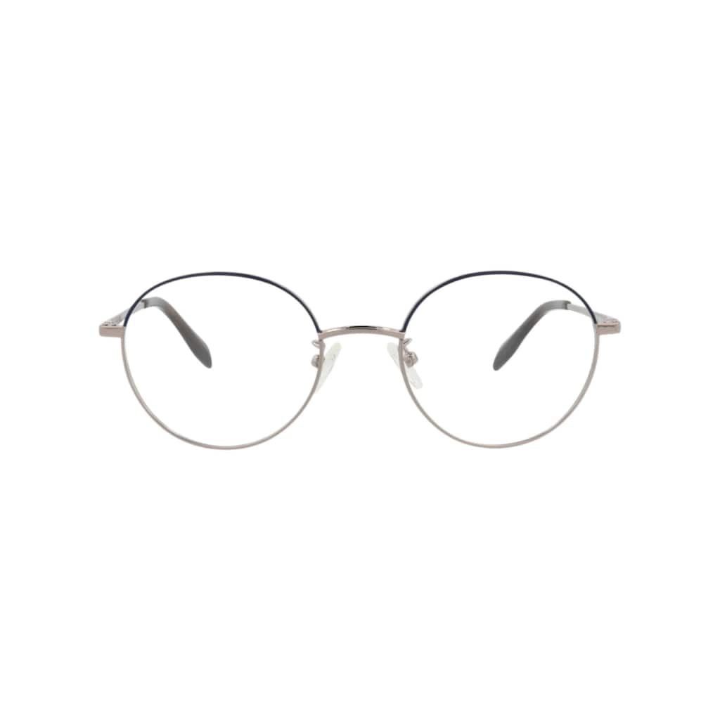 Alexander McQueen Round-Frame Metal Optical Frames