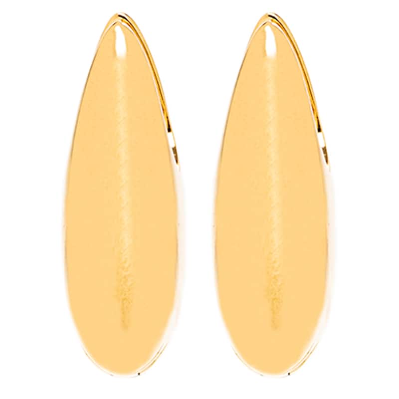 Bottega Veneta Small Ellipse Earrings - Gold