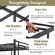 preview thumbnail 6 of 5, VECELO Wood Platform Kids Bed Frame with Headboard,Twin Size Bed Set of 2