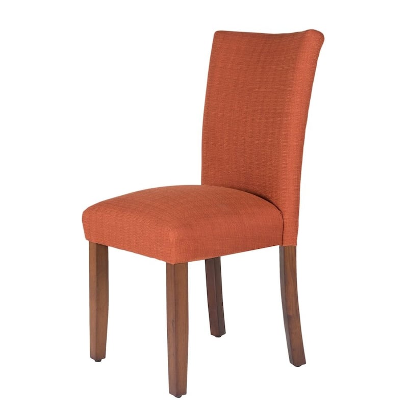 HomePop Parson Dining Chair - Textured Solid Everly Cayenne - Single