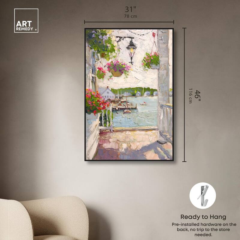 Harbor Hideaway II Canvas by Art Remedy
