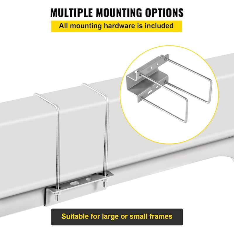 Boat Trailer Guide-ons, One Pair Aluminum Trailer Guide ons, Rust-Resistant Trailer Guides with Adjustable Width