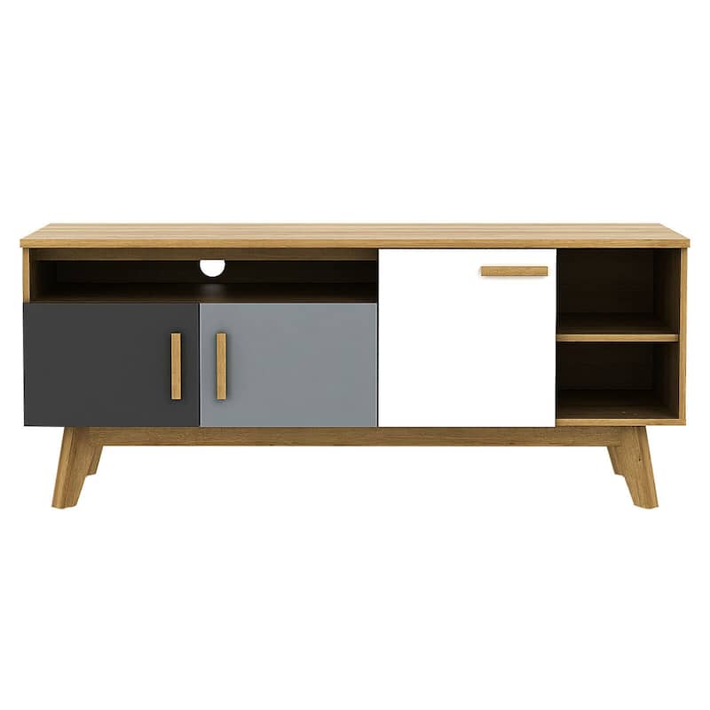 Gymax TV Stand for TVs up to 65'' Entertainment Center Console w/