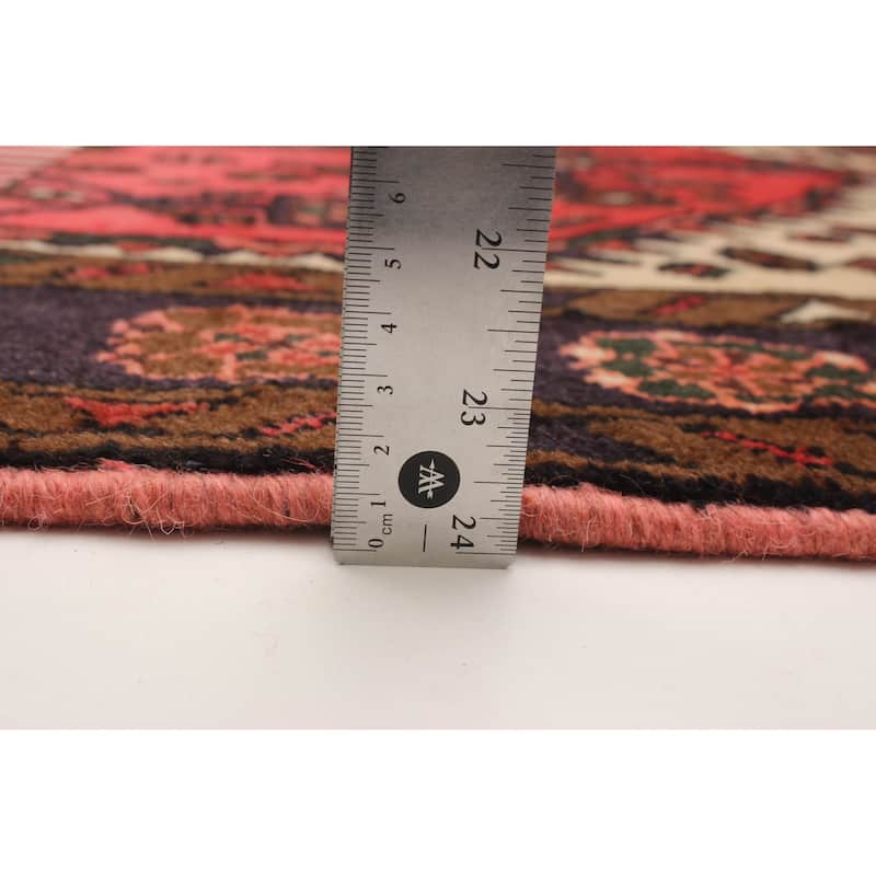 ECARPETGALLERY Hand-knotted Andelz Red Wool Rug - 4'1 x 6'11