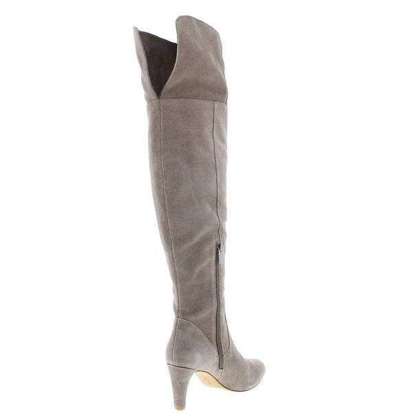 vince camuto grey over the knee boots