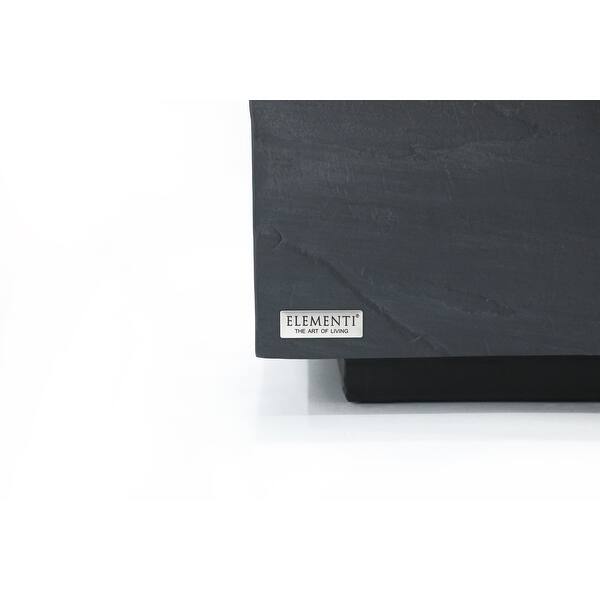 Elementi Home Colorado Concrete Large Coffee Table