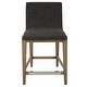 preview thumbnail 1 of 5, Uttermost Klemens Chocolate Counter Stool - 20"W x 38.5"H x 23"D