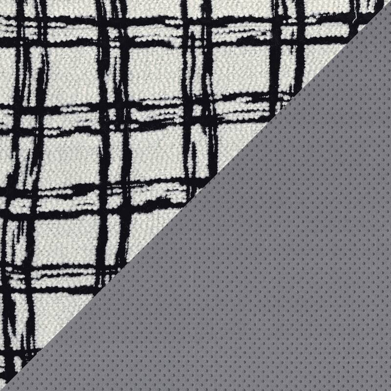 Ossela Fabric Square Pouf