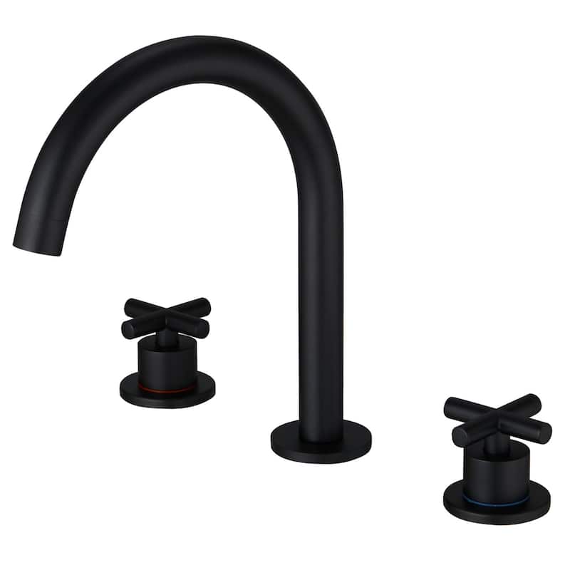 Three Hole Two Handle Bathroom Faucet