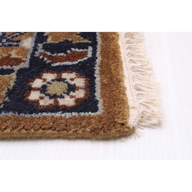 ECARPETGALLERY Hand-knotted Serapi Heritage Brown Wool Rug - 7'11 x 10'0