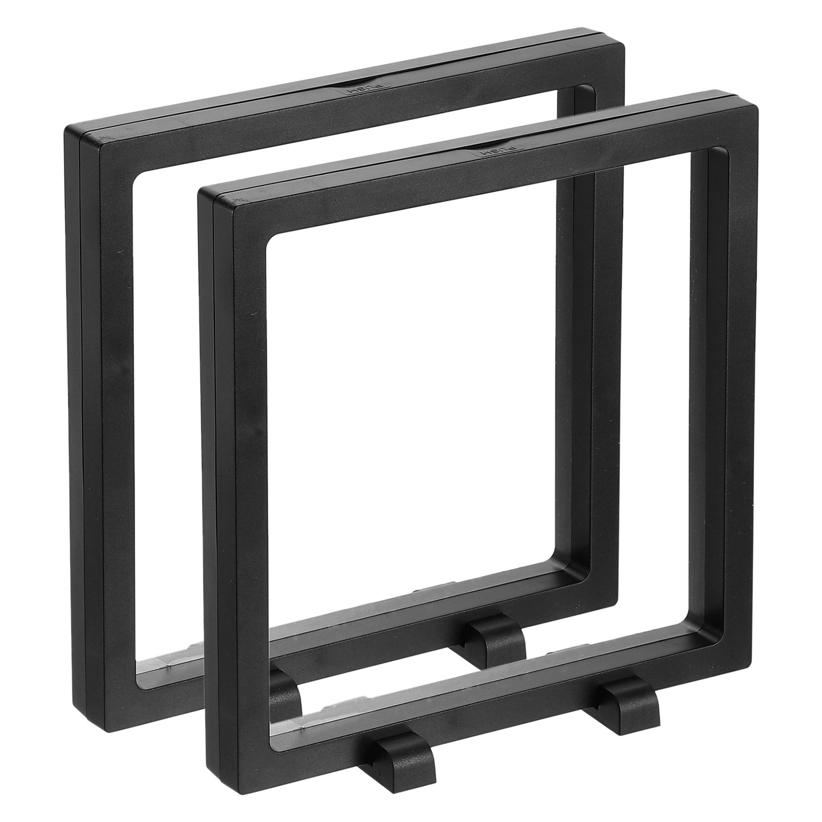 3D Floating Display Case Transparent Jewelry Storage Box - Bed