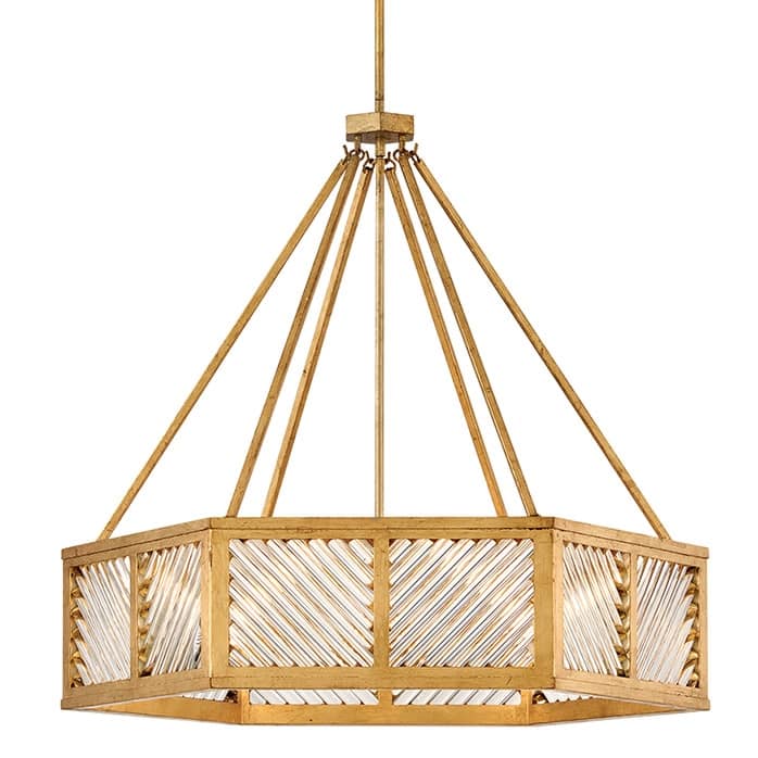 Hinkley Lighting 47466 Sura 6 Light 35" Wide Drum Chandelier