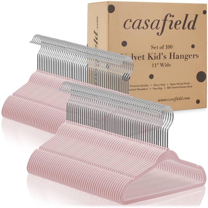 100 Velvet 11in Baby Hangers