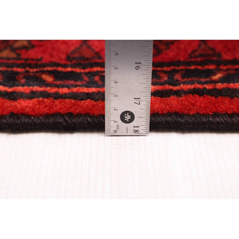 ECARPETGALLERY Hand-knotted Andelz Light Red Wool Rug - 3'8 x 6'7